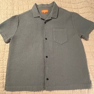 Short Sleeve Waffle Knit